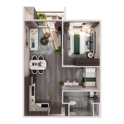 căn hộ Ocean City - căn hộ 1PN+ cho người trẻ và gia đình nhỏ
